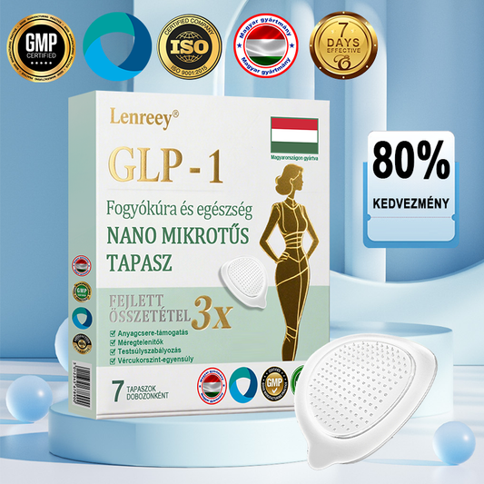 【Utolsó napi akció 60% kedvezmény🏅】 Lenreey®NIDDK-Tirzepatid Fogyókúra és egészség NANO MIKRONŰS TAPASZ（Nulla fájdalom, 24/7 hatás | Fogyj le gyorsan 9 kg-ot | 90%-os cukorcsökkenés| ）🌞
