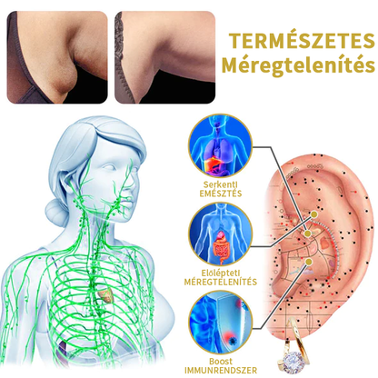 (🔥UTOLSÓ NAP AKCIÓ -80% KEDVEZMÉNY)Histone Lymphvity MagneTerápia Germánium Fülbevaló 💖
