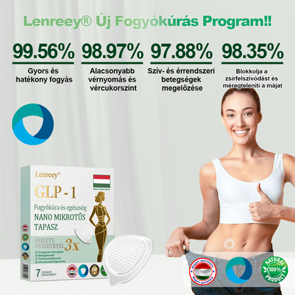 【Utolsó napi akció 60% kedvezmény🏅】 Lenreey®NIDDK-Tirzepatid Fogyókúra és egészség NANO MIKRONŰS TAPASZ（Nulla fájdalom, 24/7 hatás | Fogyj le gyorsan 9 kg-ot | 90%-os cukorcsökkenés| ）🦏 🦏