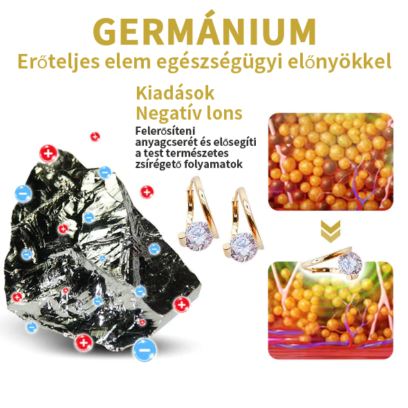 (🔥UTOLSÓ NAP AKCIÓ -80% KEDVEZMÉNY)Histone Lymphvity MagneTerápia Germánium Fülbevaló 💖