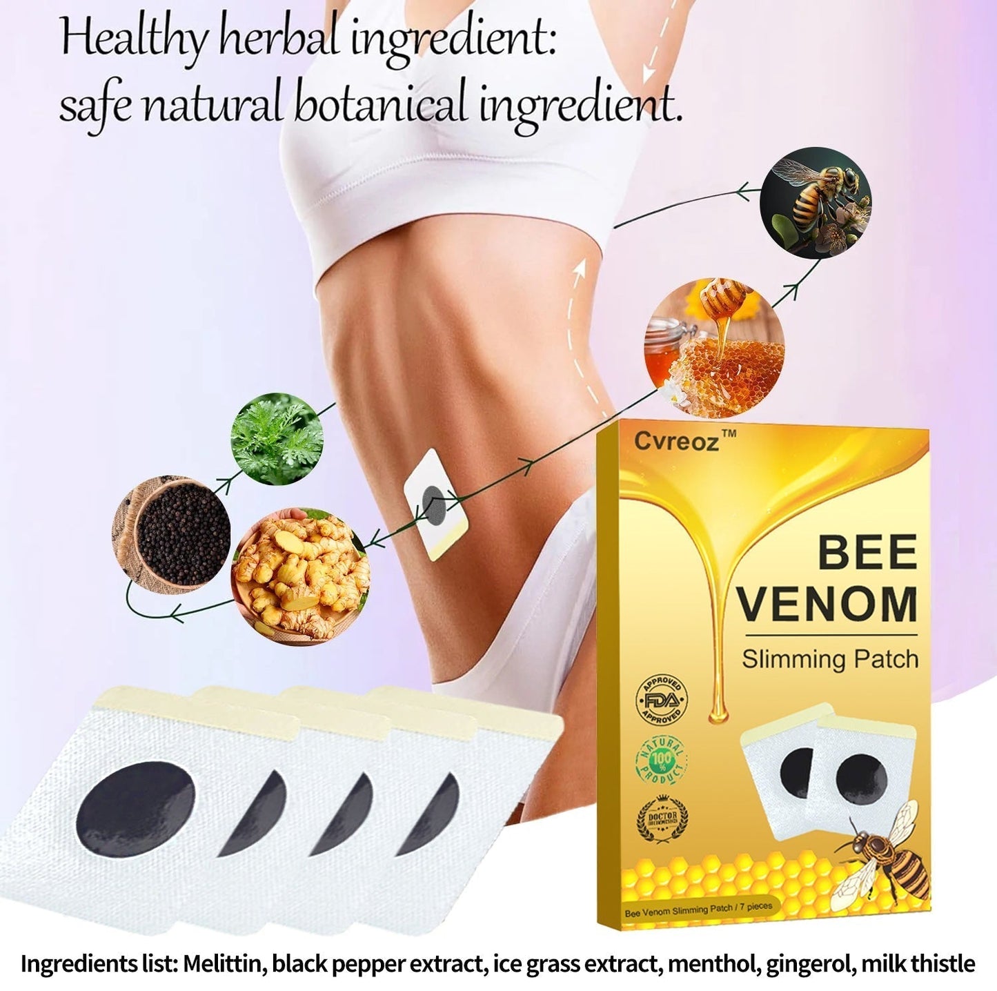 🧑‍⚕️𝐂𝐯𝐫𝐞𝐨𝐳 𝐁𝐞𝐞 𝐕𝐞𝐧𝐨𝐦 𝐒𝐥𝐢𝐦𝐦𝐢𝐧𝐠 𝐏𝐚𝐭𝐜𝐡⭐(𝐟𝐨𝐫 𝐚𝐥𝐥 𝐥𝐲𝐦𝐩𝐡𝐚𝐭𝐢𝐜 𝐩𝐫𝐨𝐛𝐥𝐞𝐦𝐬 𝐚𝐧𝐝 𝐨𝐛𝐞𝐬𝐢𝐭𝐲)