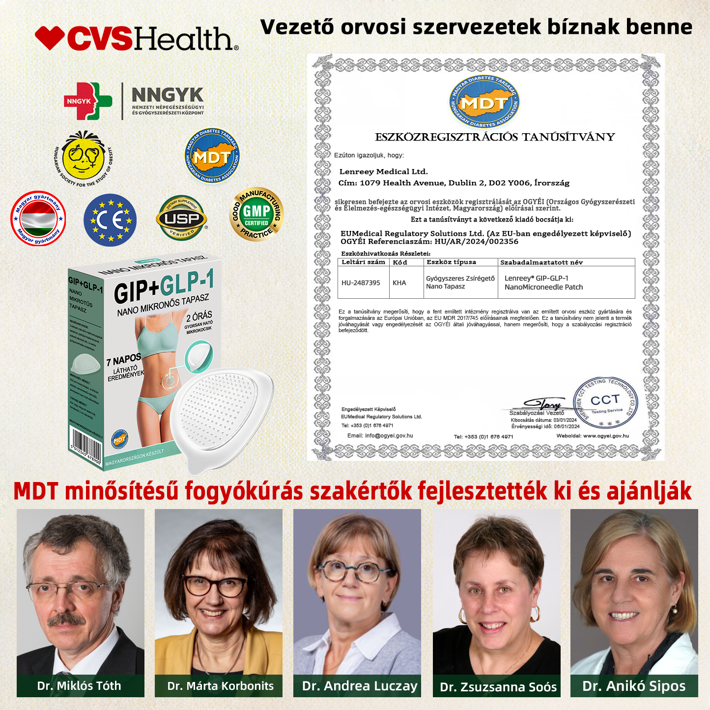 Lenreey® GIP+GLP-1 nano mikrotű tapasz👩‍⚕️ (Fájdalommentes, hosszan tartó, kezeli a cukorbetegséget, az elhízást és a szív- és érrendszeri betegségeket)✅